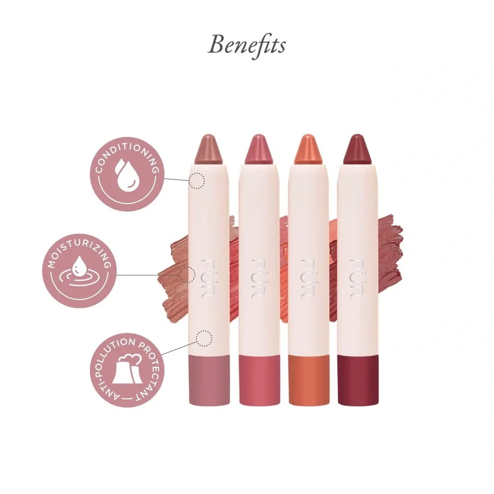 NIB PÜR‎ COSMETICS “Silky Pout” Creamy Lip Chubby (So Peachy) NIB